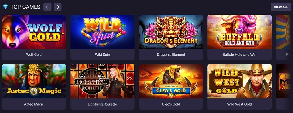 The top games on BitStarz