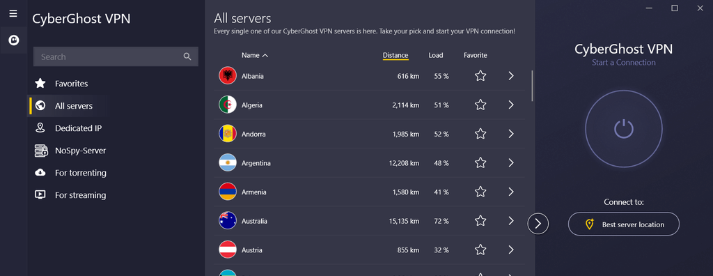 A Screenshot of Cyber Ghost