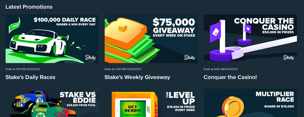 Lucrative Challenges at Stake.com