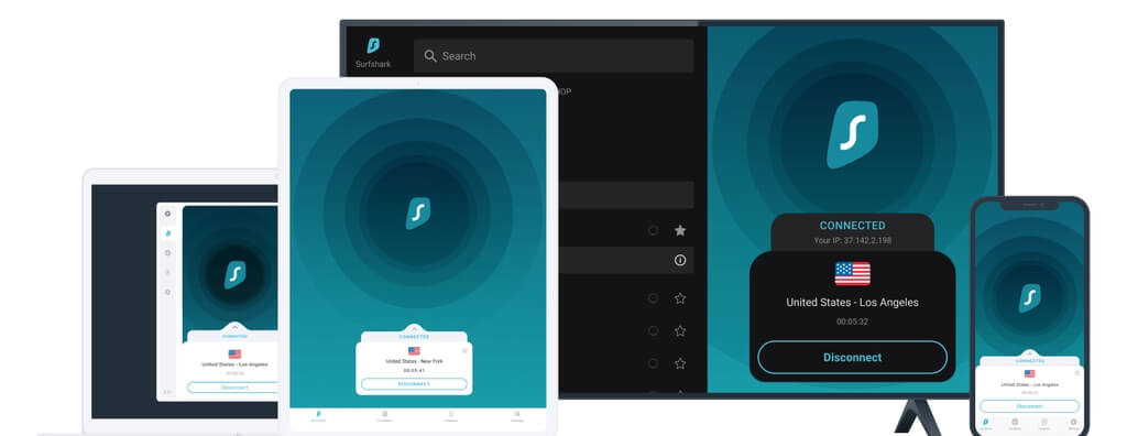 A Screenshot of Surfshark