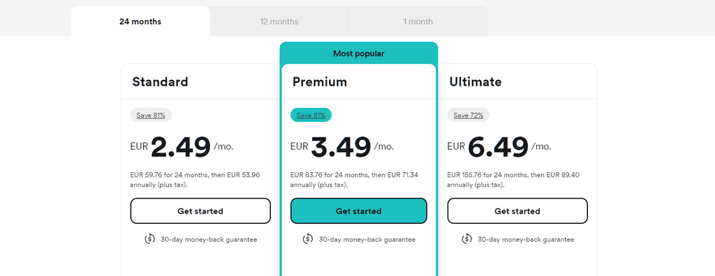 Surfshark's various editions